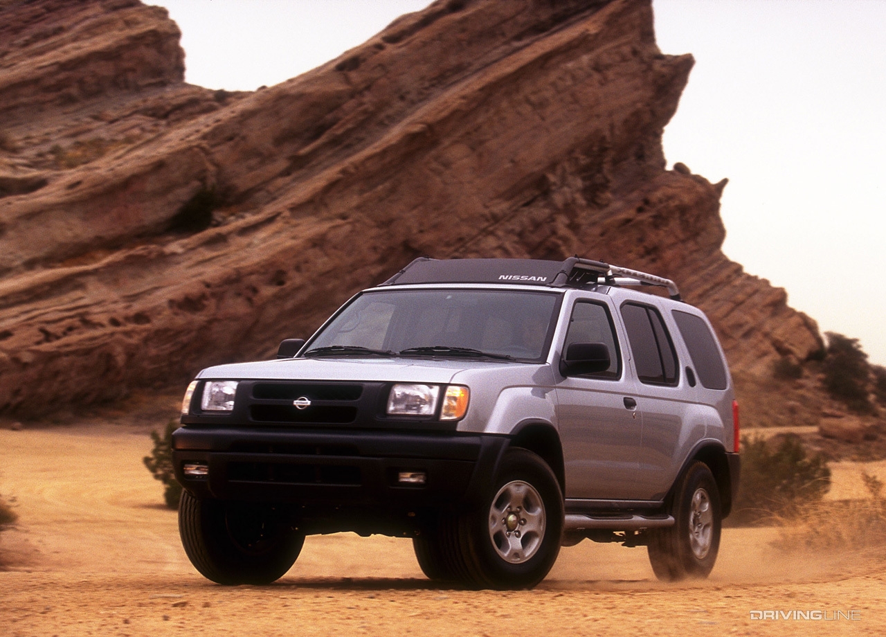 Nissan Xterra in desert