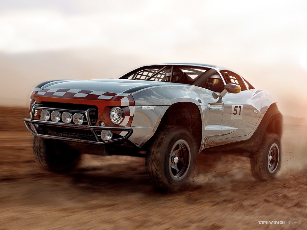 Local Motors Rally Fighter at speed off-road