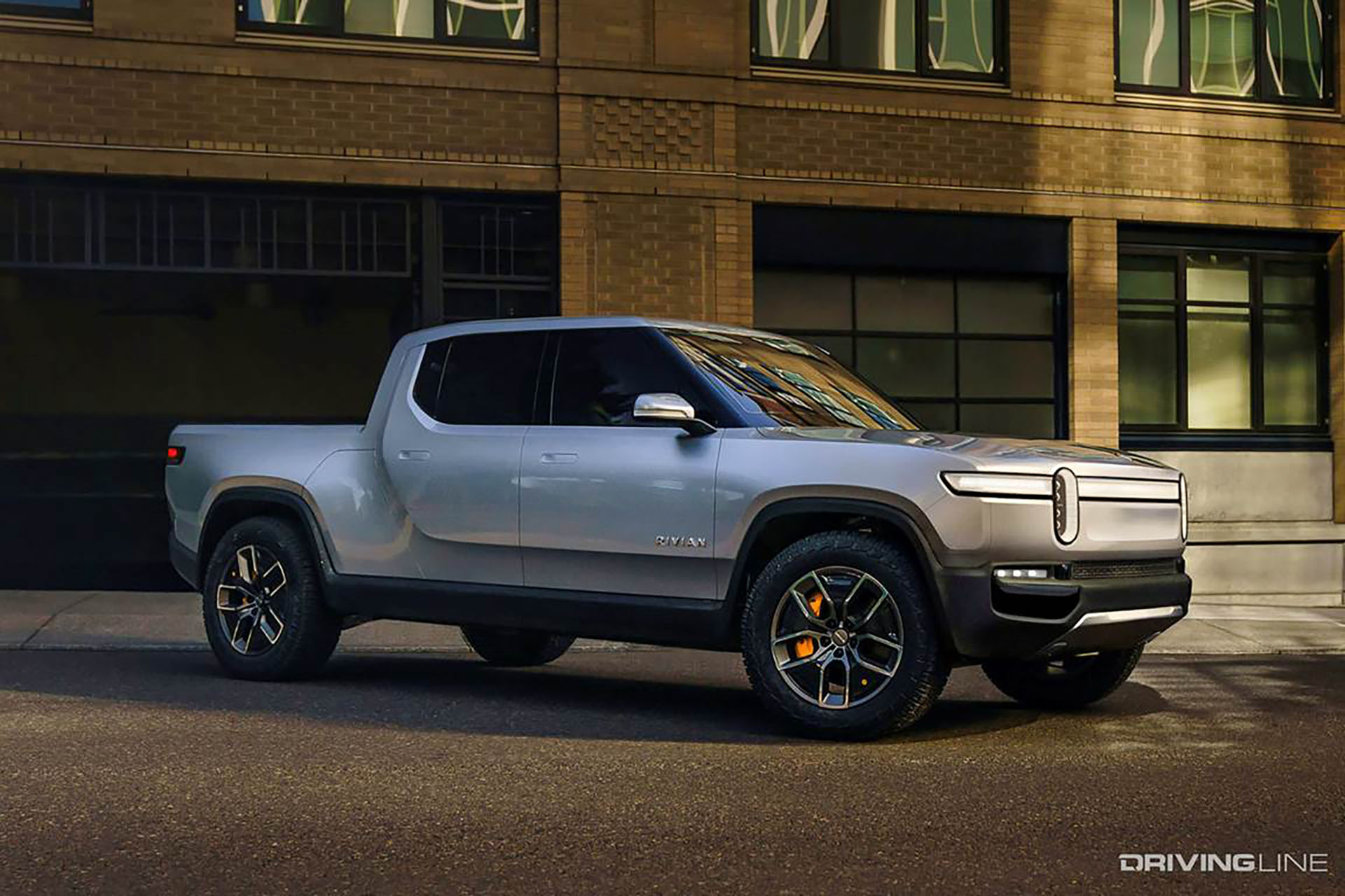 Rivian Pickup Truck Silver