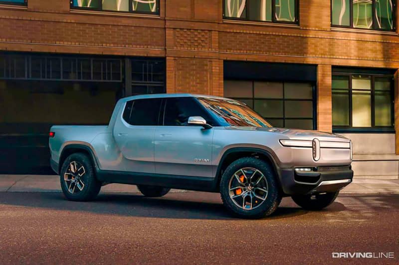 Rivian Pickup Truck Silver