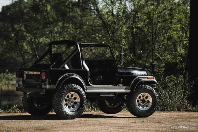 Side-shot of Jeep CJ-7 Laredo