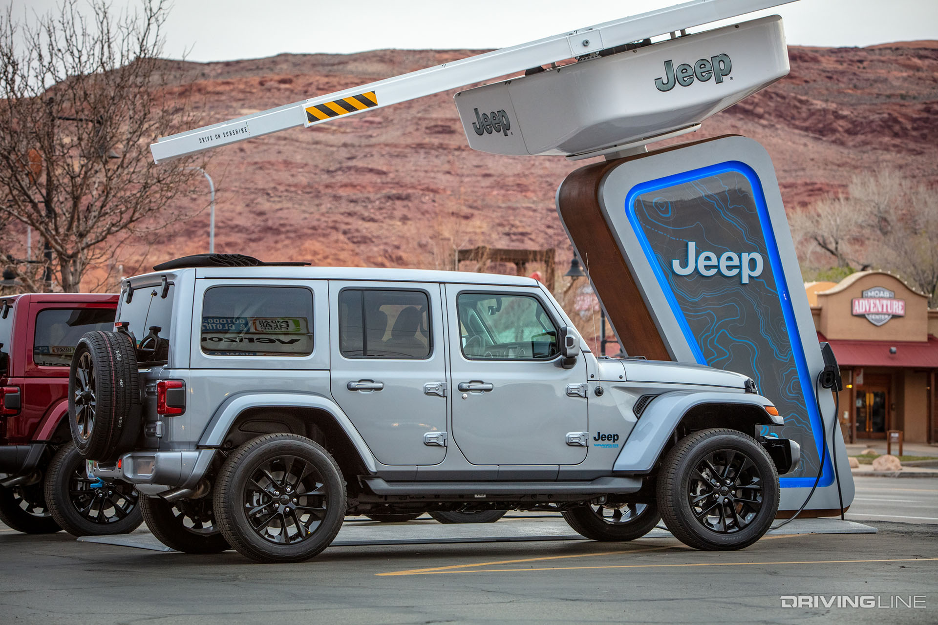 Jeep Wrangler 4xe Charging Station