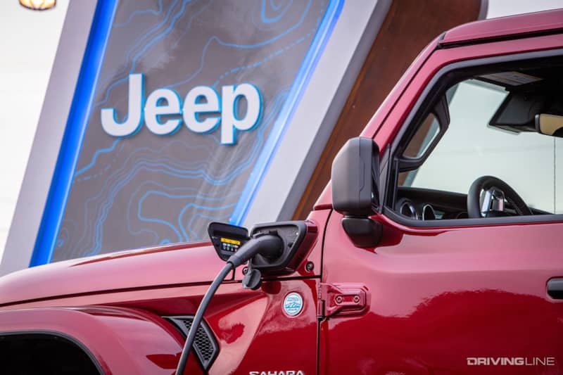 Jeep Wrangler 4xe Charging