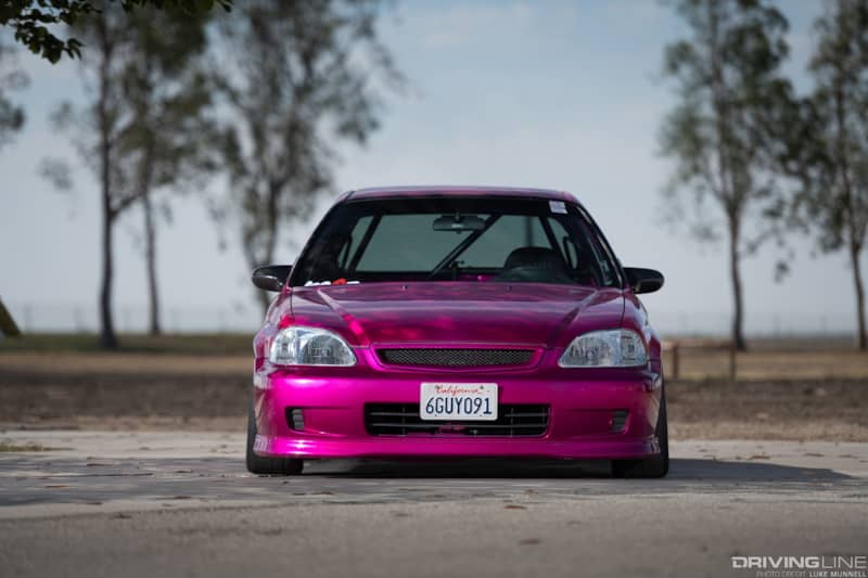 Christian Dumlao Pinky EK Honda Civic front
