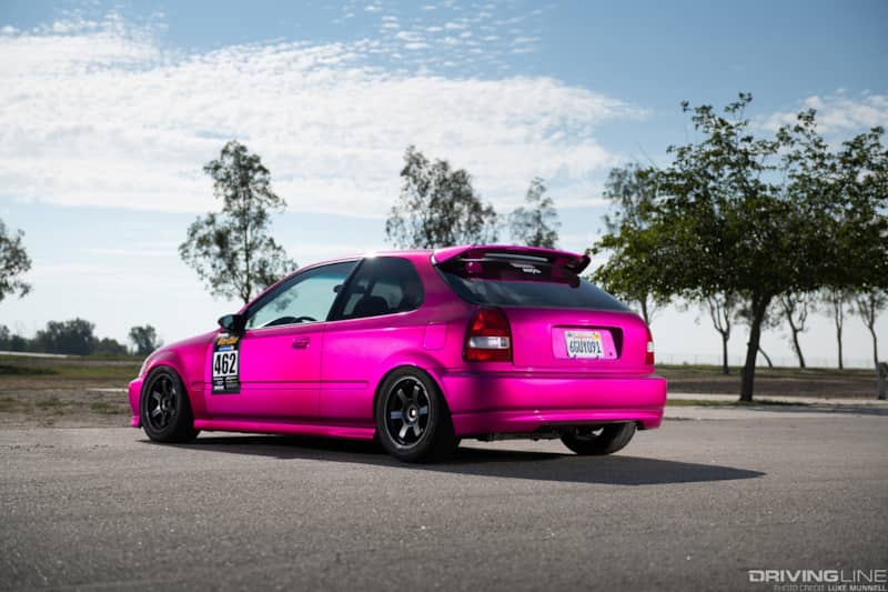 Christian Dumlao Pinky EK Honda Civic rear 3/4 exterior