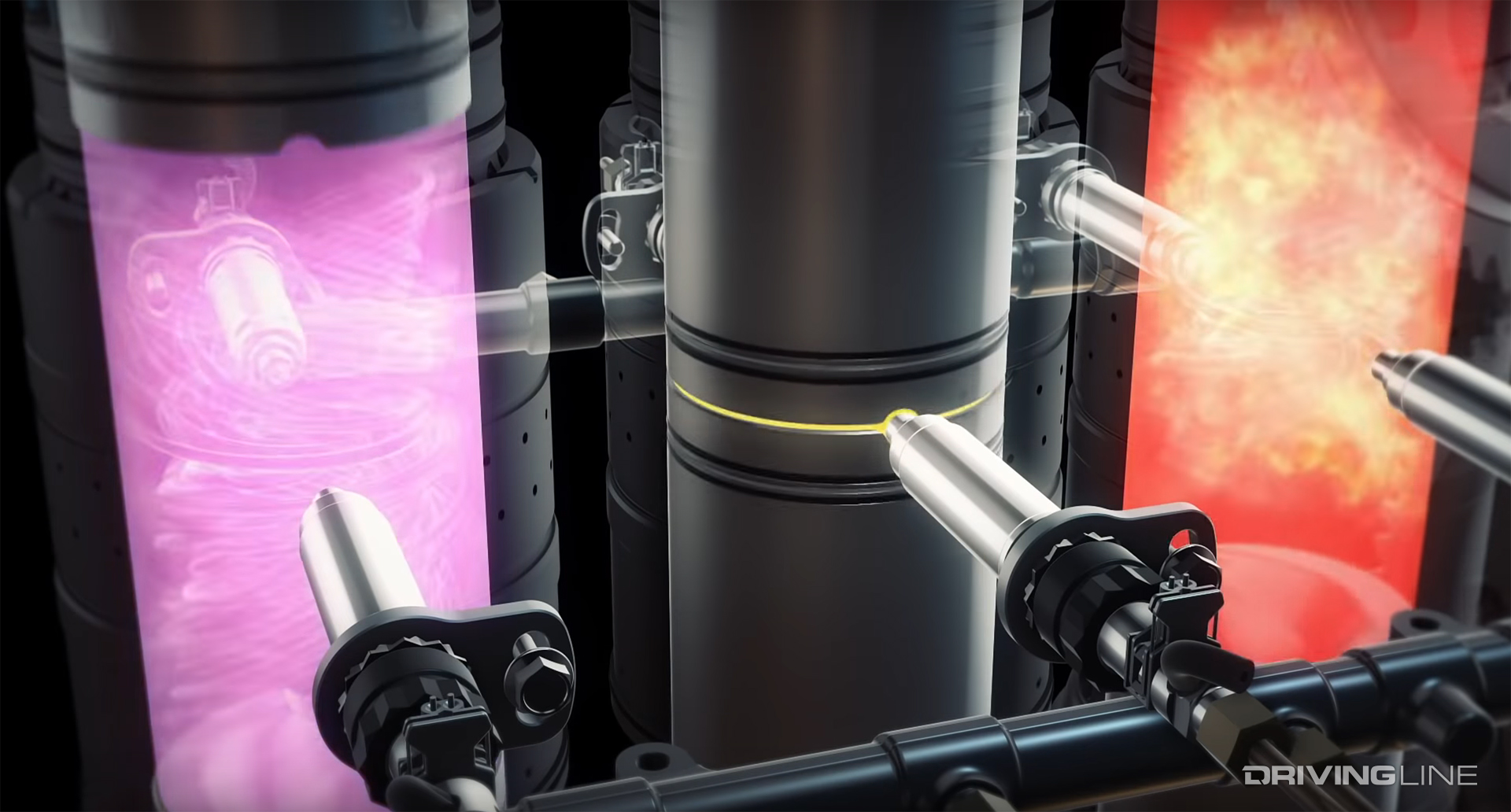 Diesel Fuel Injectors Achates Power Opposed Piston Engine