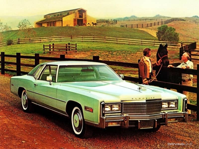 Cadillac Eldorado on the ranch