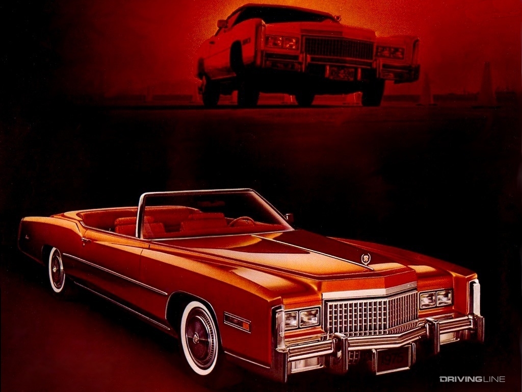 Cadillac Eldorado in red