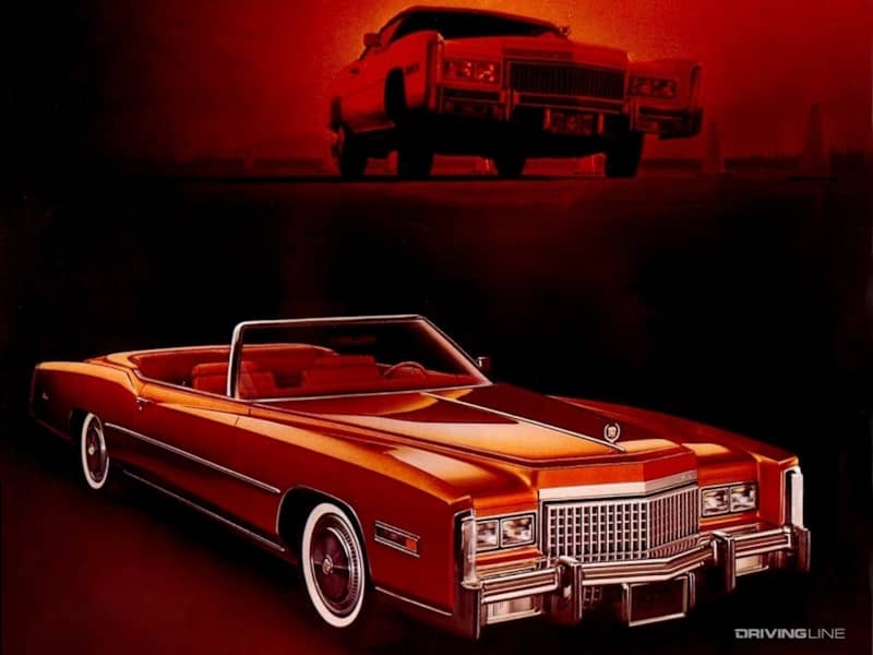 Cadillac Eldorado in red