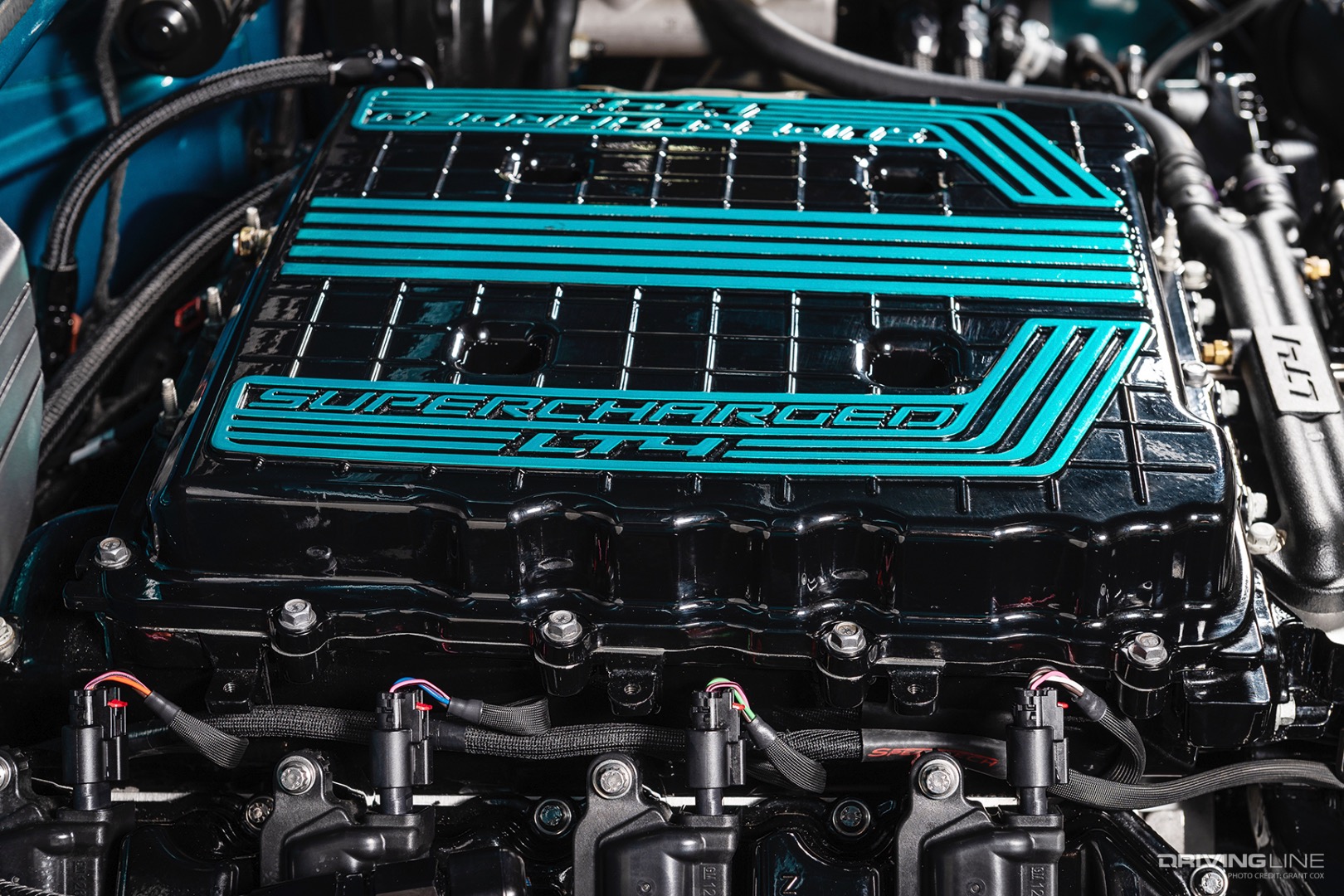 Supercharged LT4 of Justin Keith's '93 Chevy ZL1500