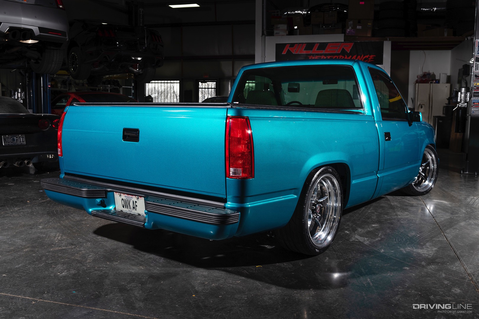 Rear of Justin Keith's '93 Chevy ZL1500