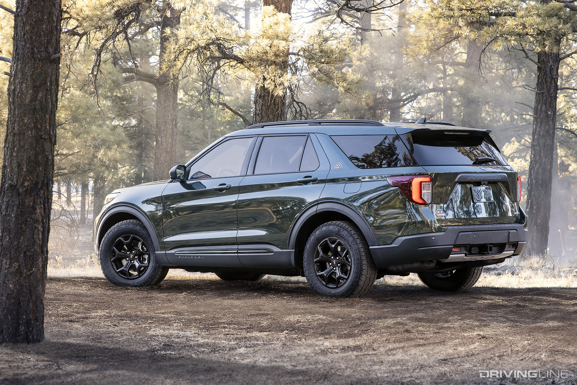 2021 Ford Explorer Timberline Rear View