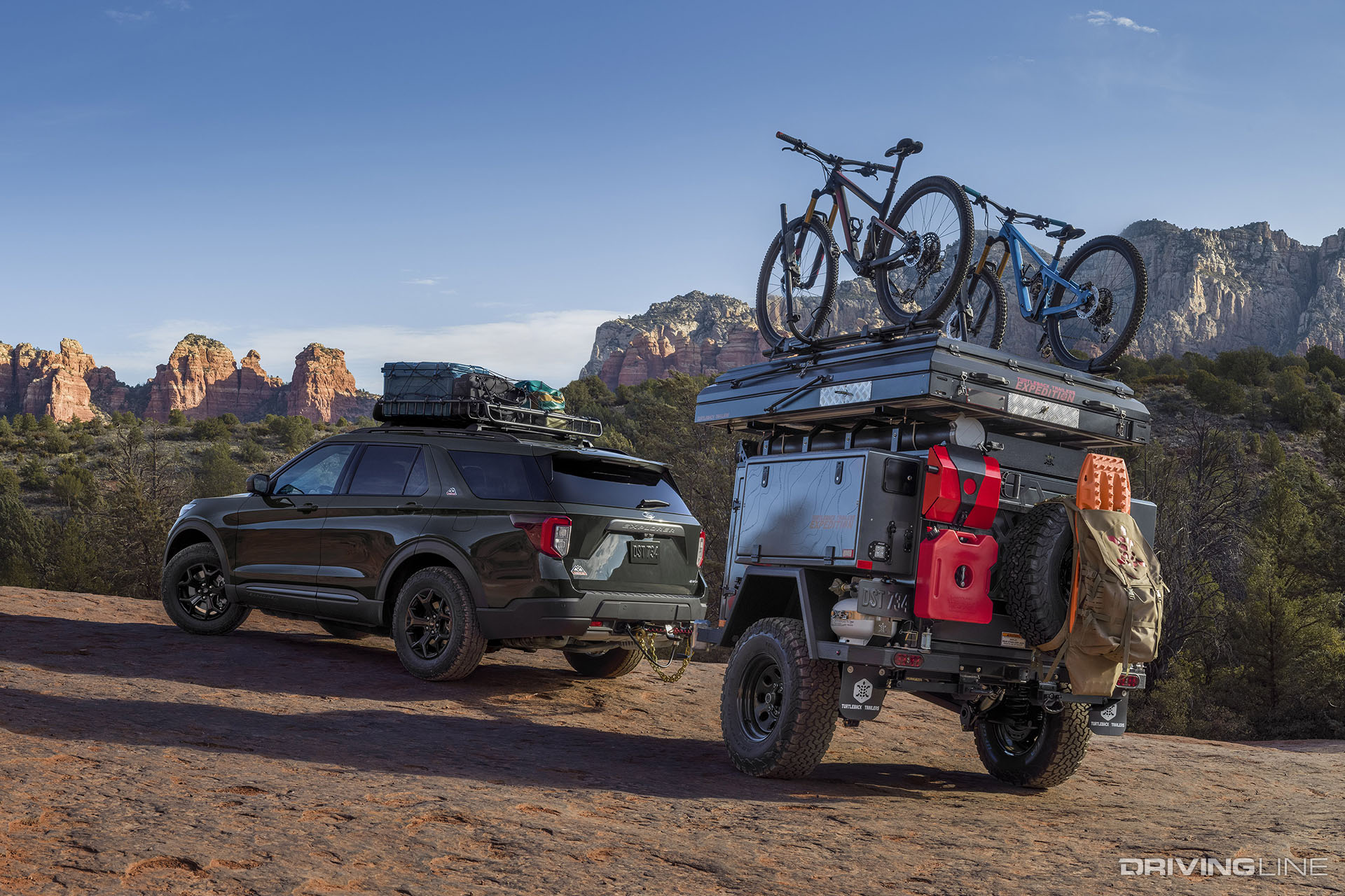 2021 Ford Explorer Timberline Towing Trailer