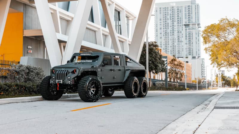 Apocalypse 6x6 Hellfire Jeep Gladiator front driver side