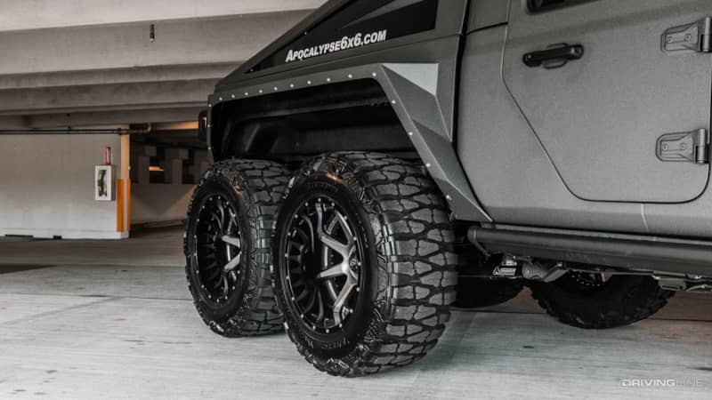 Apocalypse 6x6 Hellfire Jeep Gladiator on Nitto Mud Grappler Tires