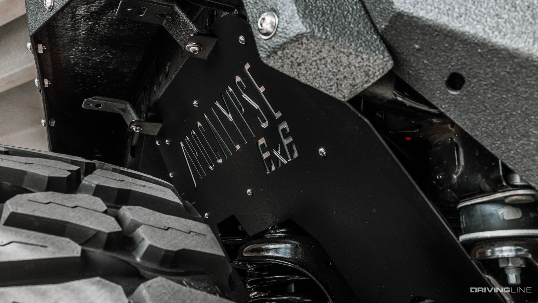 Apocalypse 6x6 Hellfire Jeep Gladiator wheel well detail