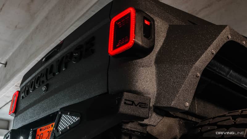 Apocalypse 6x6 Hellfire Jeep Gladiator taillight and tailgate detail