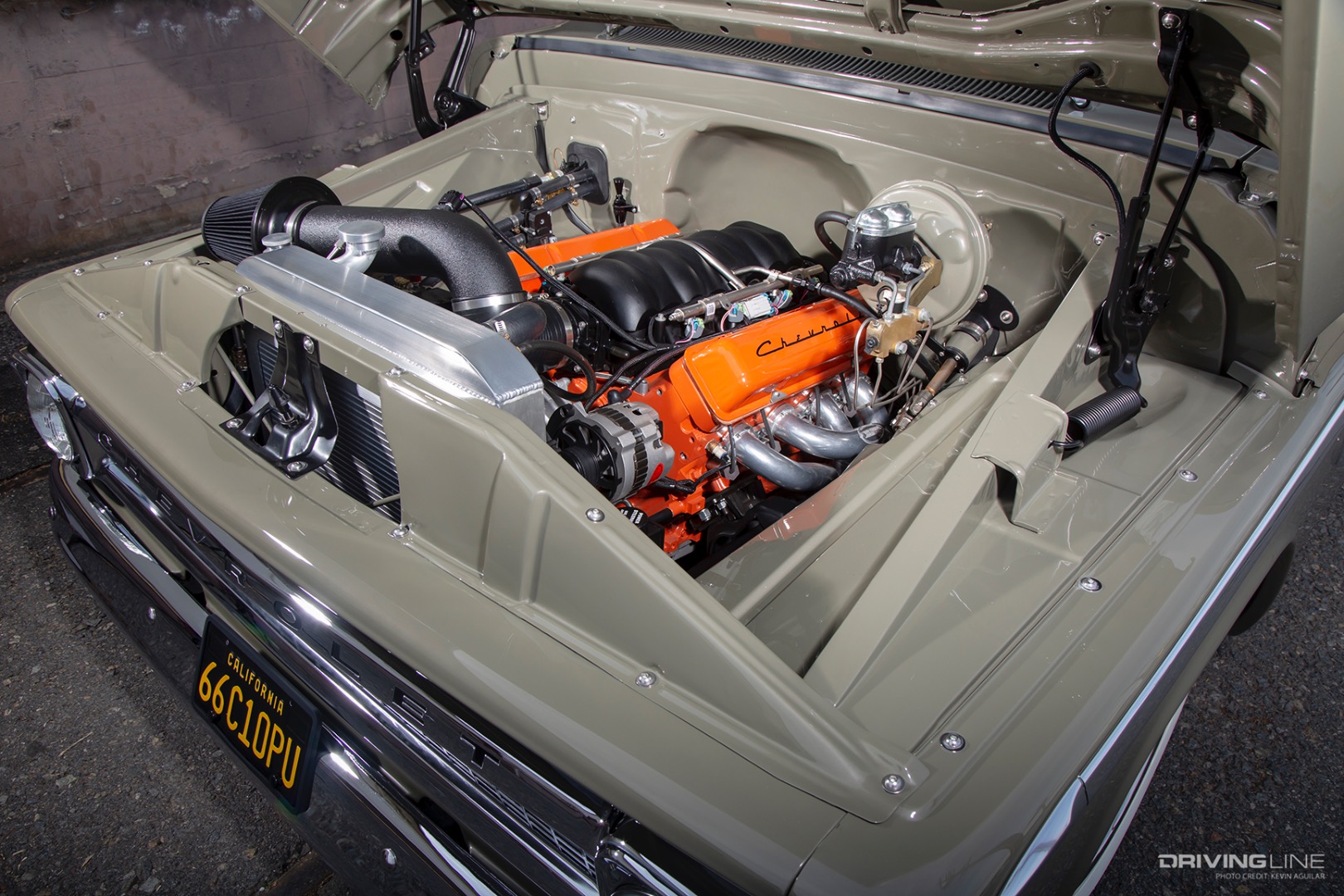 L96 Engine of Kevin Clark's '66 Chevy C10