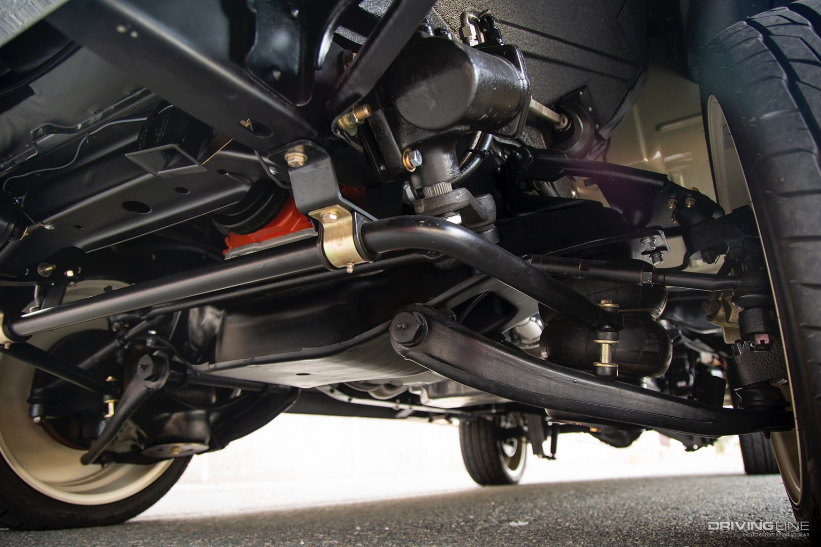 Chassis of Kevin Clark's '66 Chevy C10