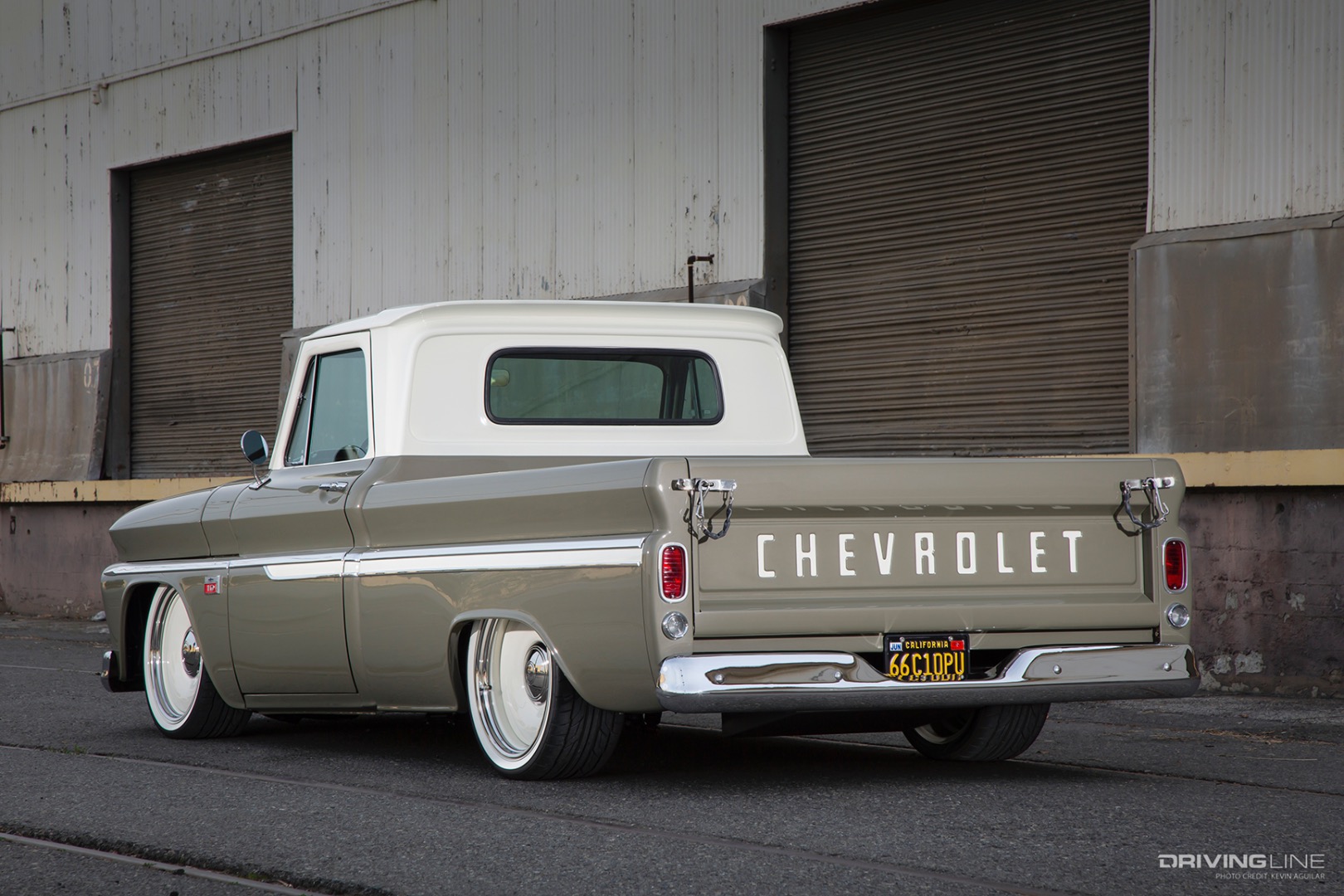 Rear of Kevin Clark's '66 Chevy C10