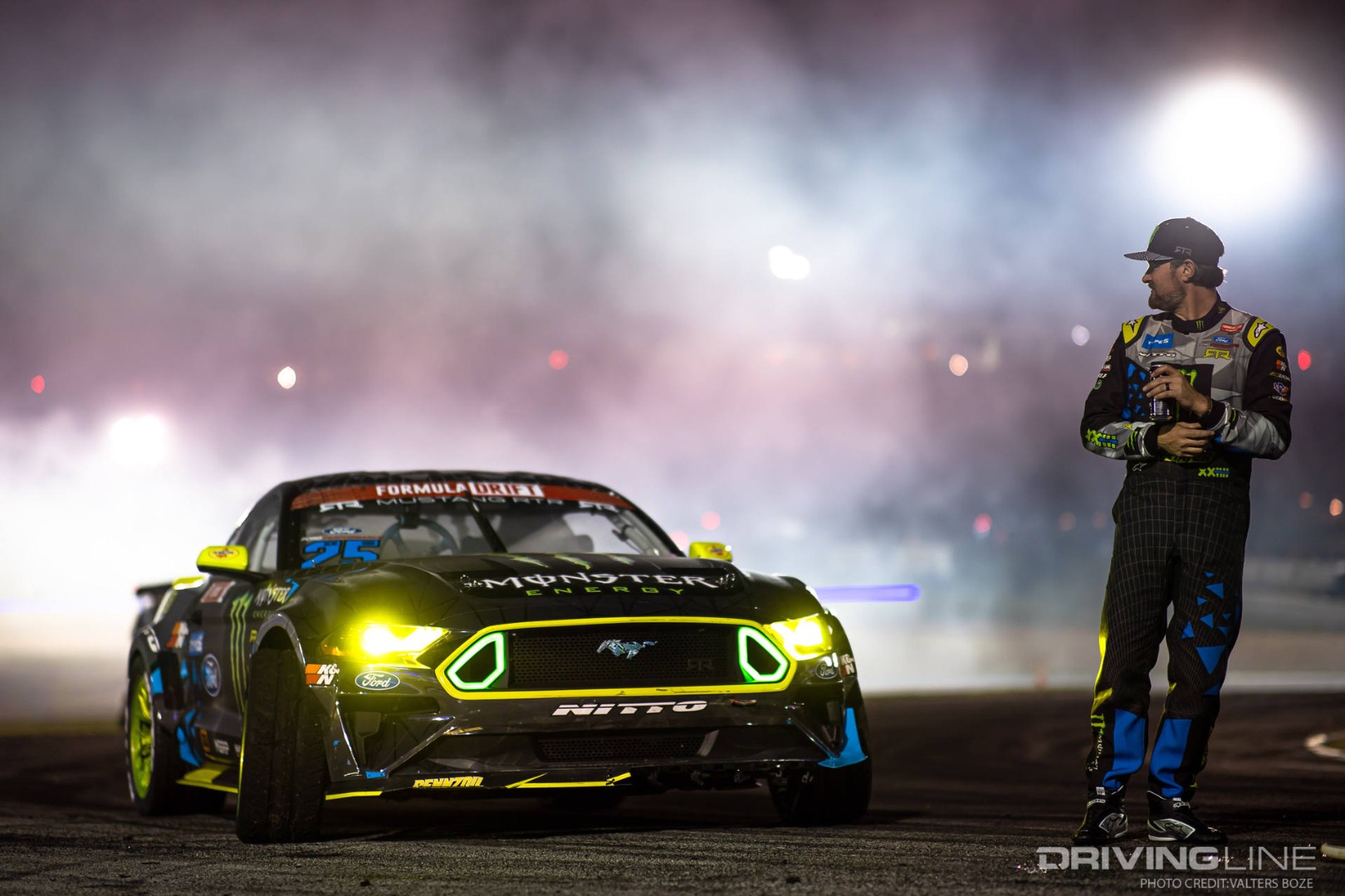 Vaughn Gittin Jr. at Road Atlanta Formula Drift 2021