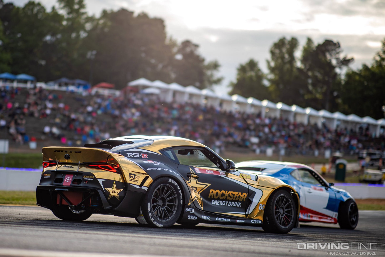 Fredric Aasbo in new Toyota Supra on nitto NT555 G2 tires