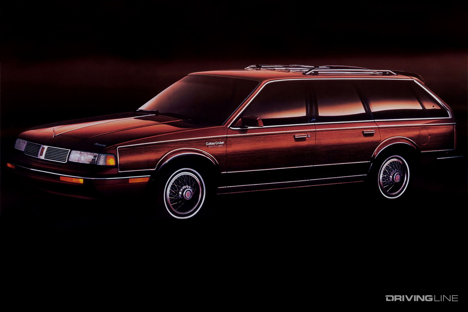 Oldsmobile Cutlass Cruiser Wagon Side View