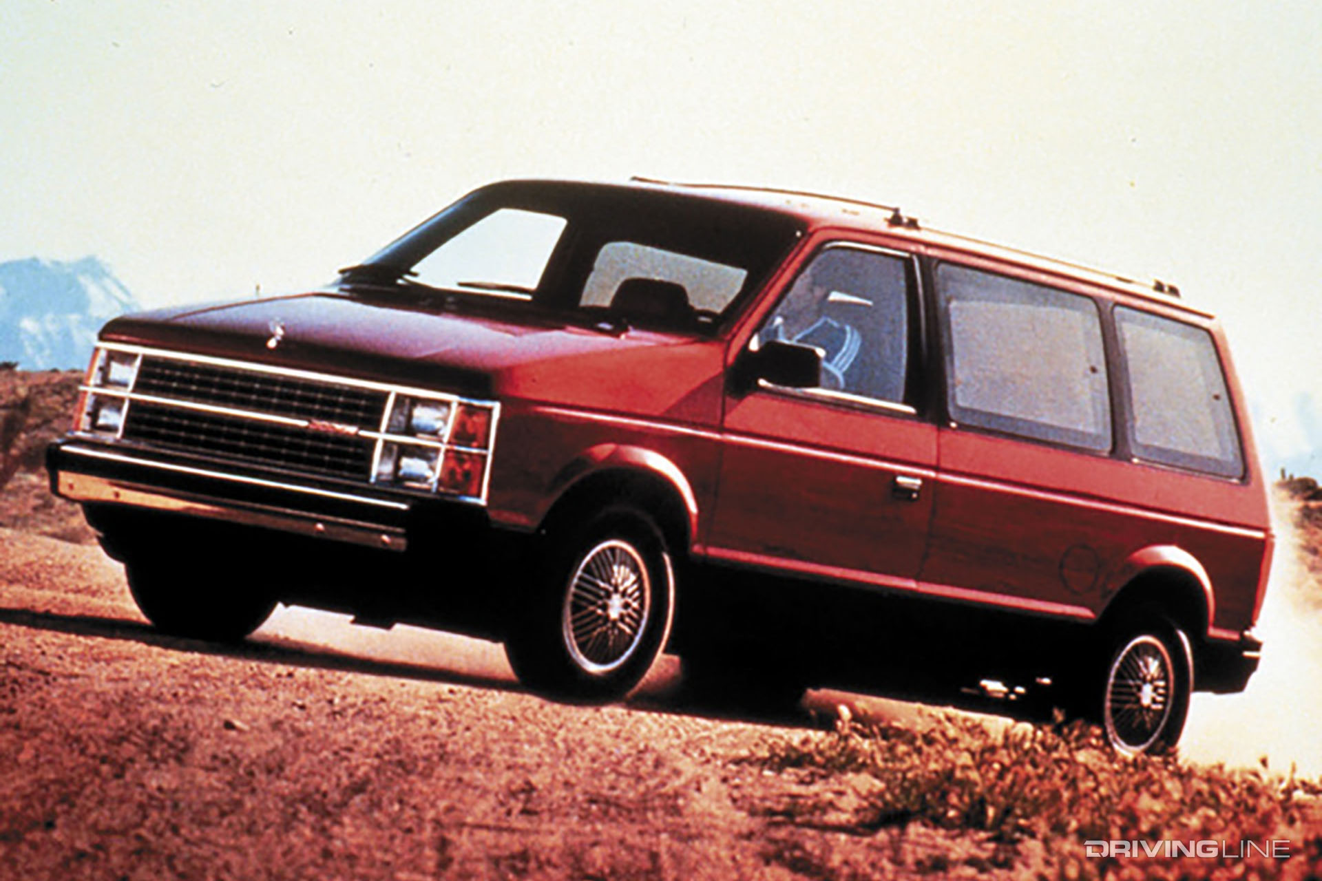 Dodge Caravan Maroon