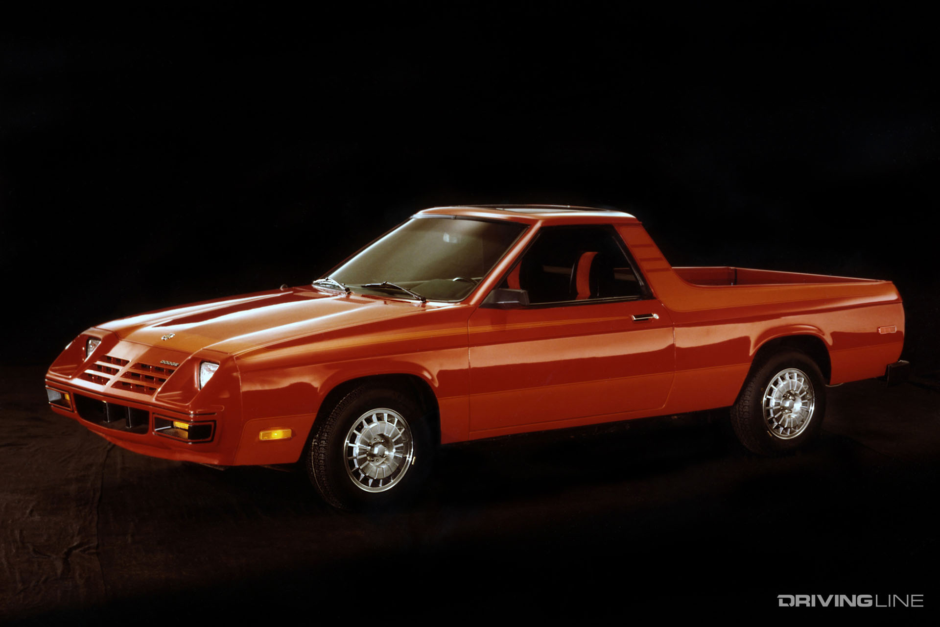 Dodge Rampage Red Side View