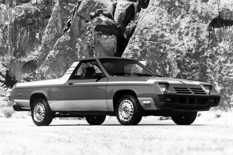 Dodge Rampage front 3/4 View