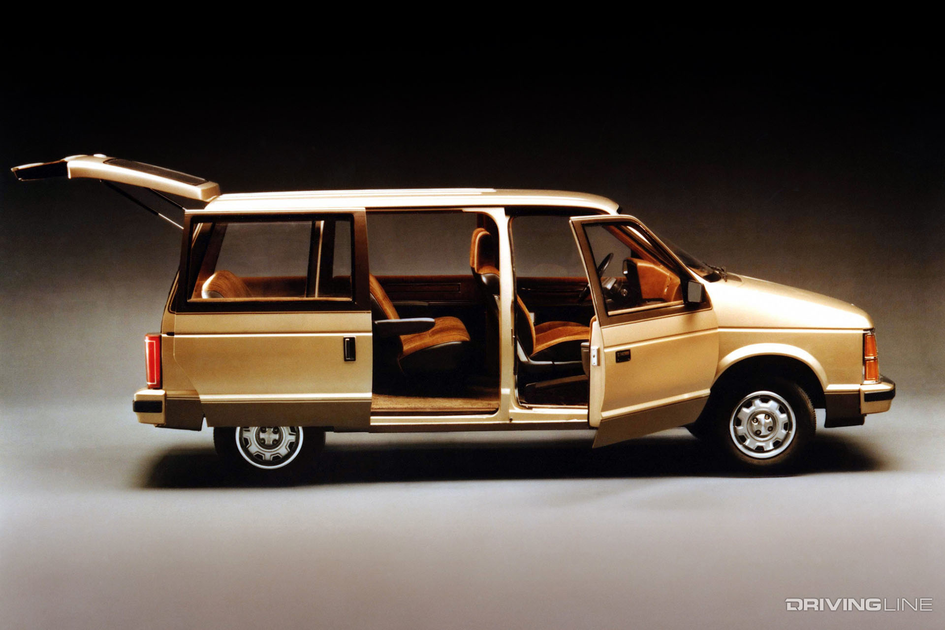 1980s Dodge Caravan Side View