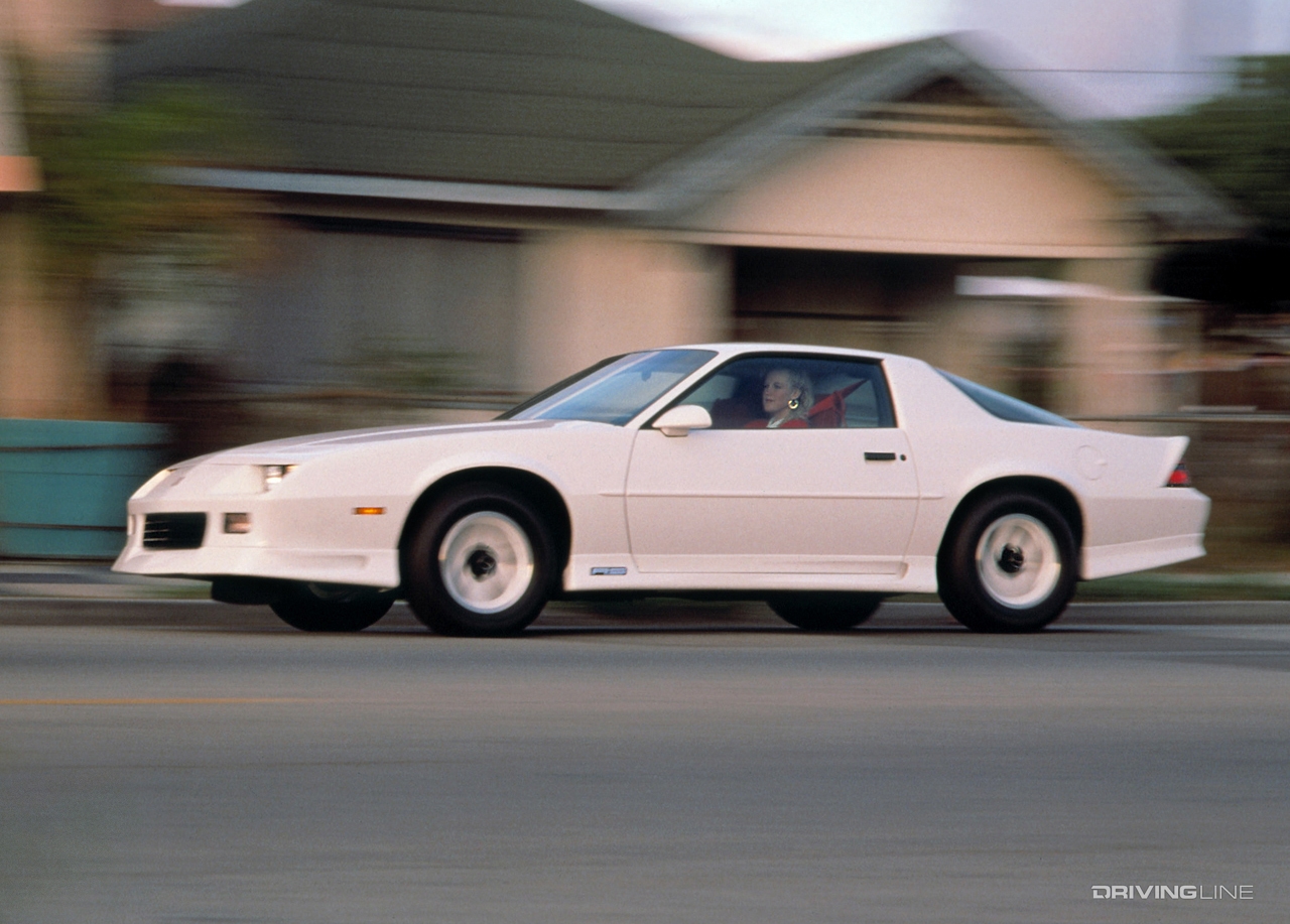 Chevrolet Camaro in white
