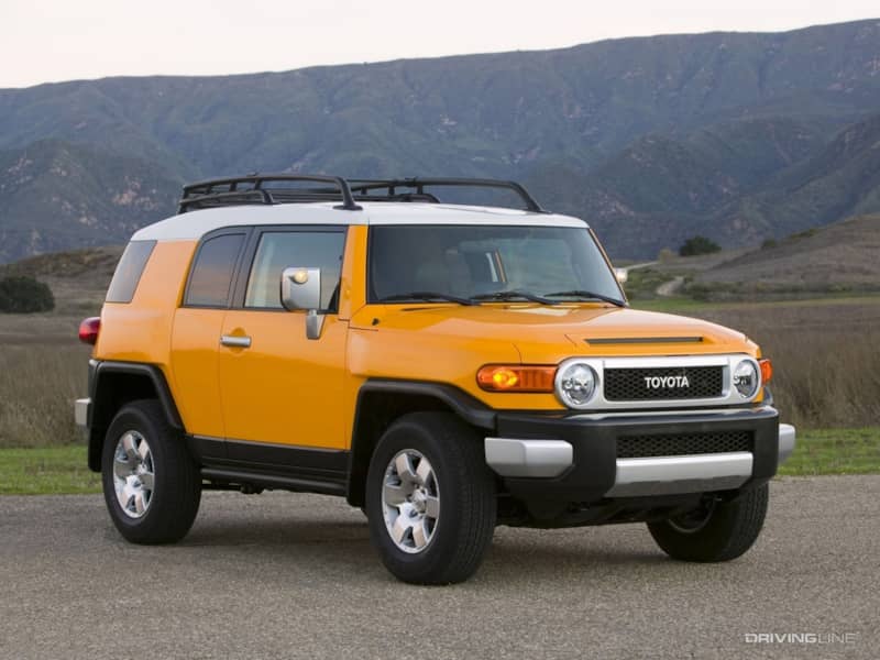 Toyota FJ Cruiser yellow