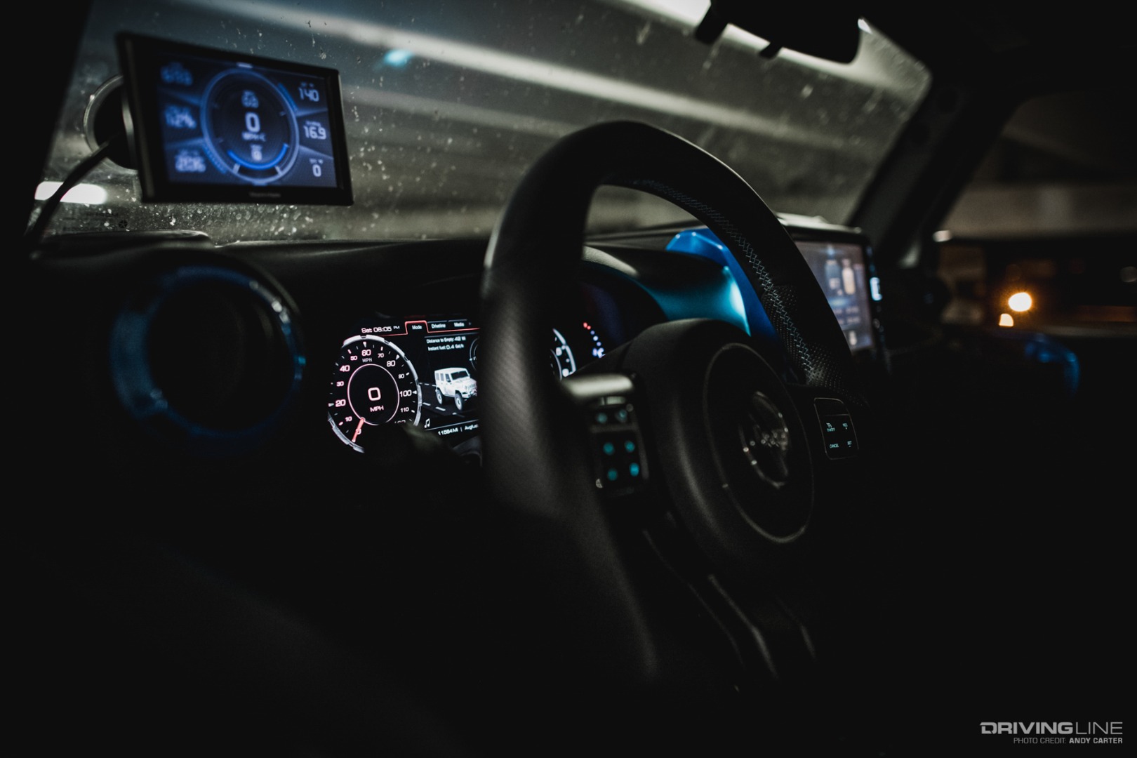 Jeep Wrangler JK Truck interior