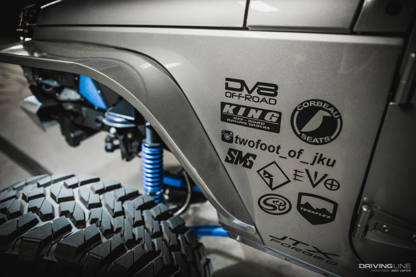 DV8 Fenders on JK Jeep