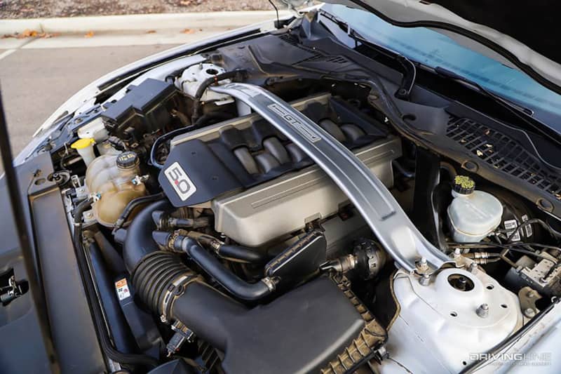 Ford 5.0 Coyote V8 Engine in Mustang