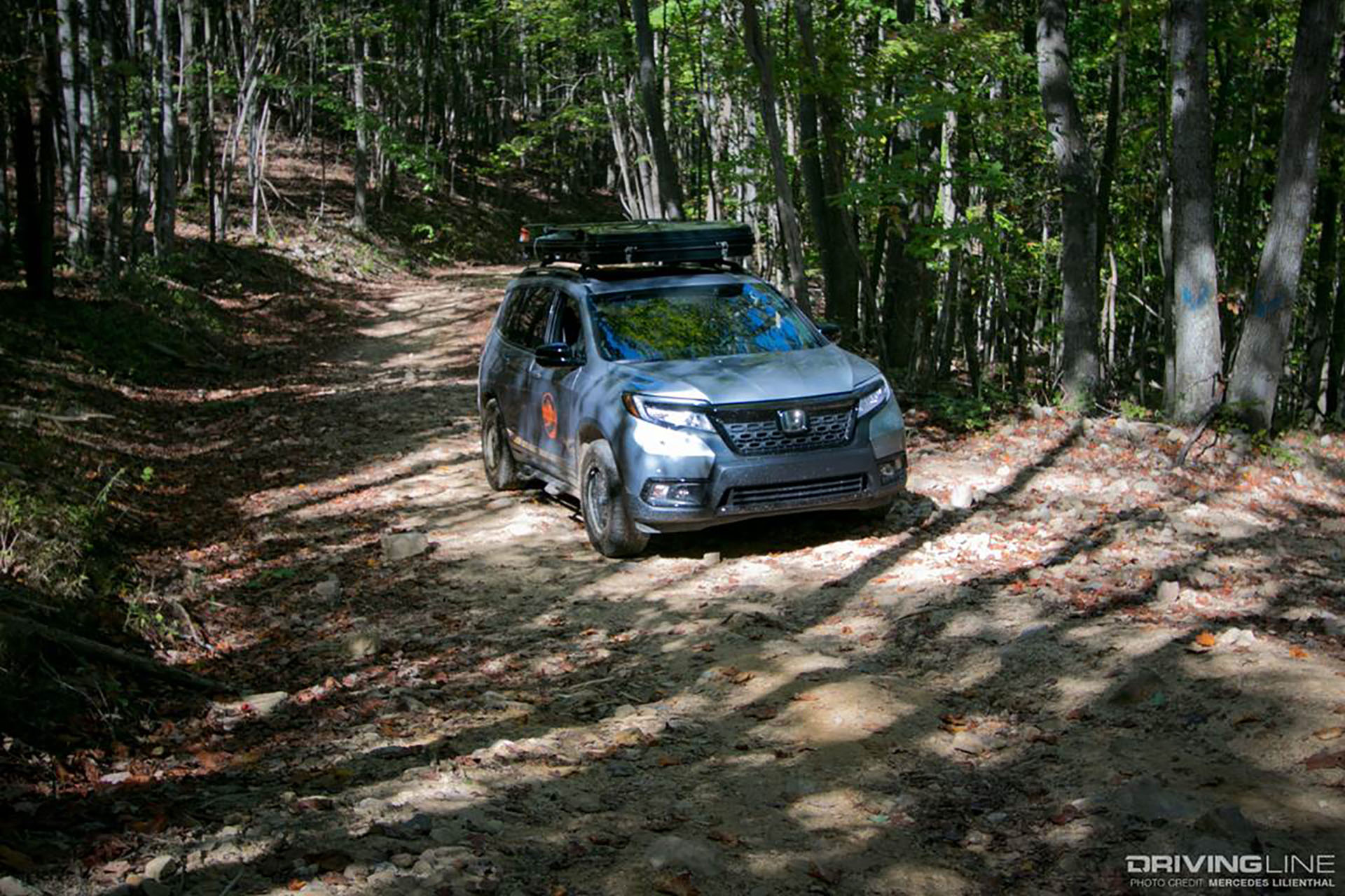 Honda Passport on Trail