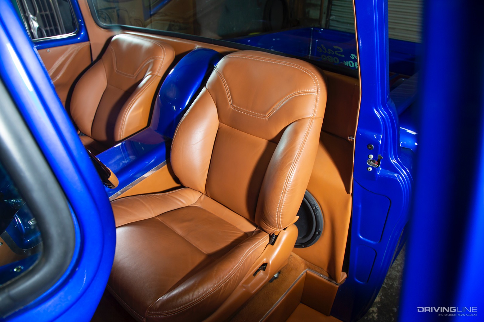 Seats of Tim Sharp's '57 Chevy 3100 Pickup