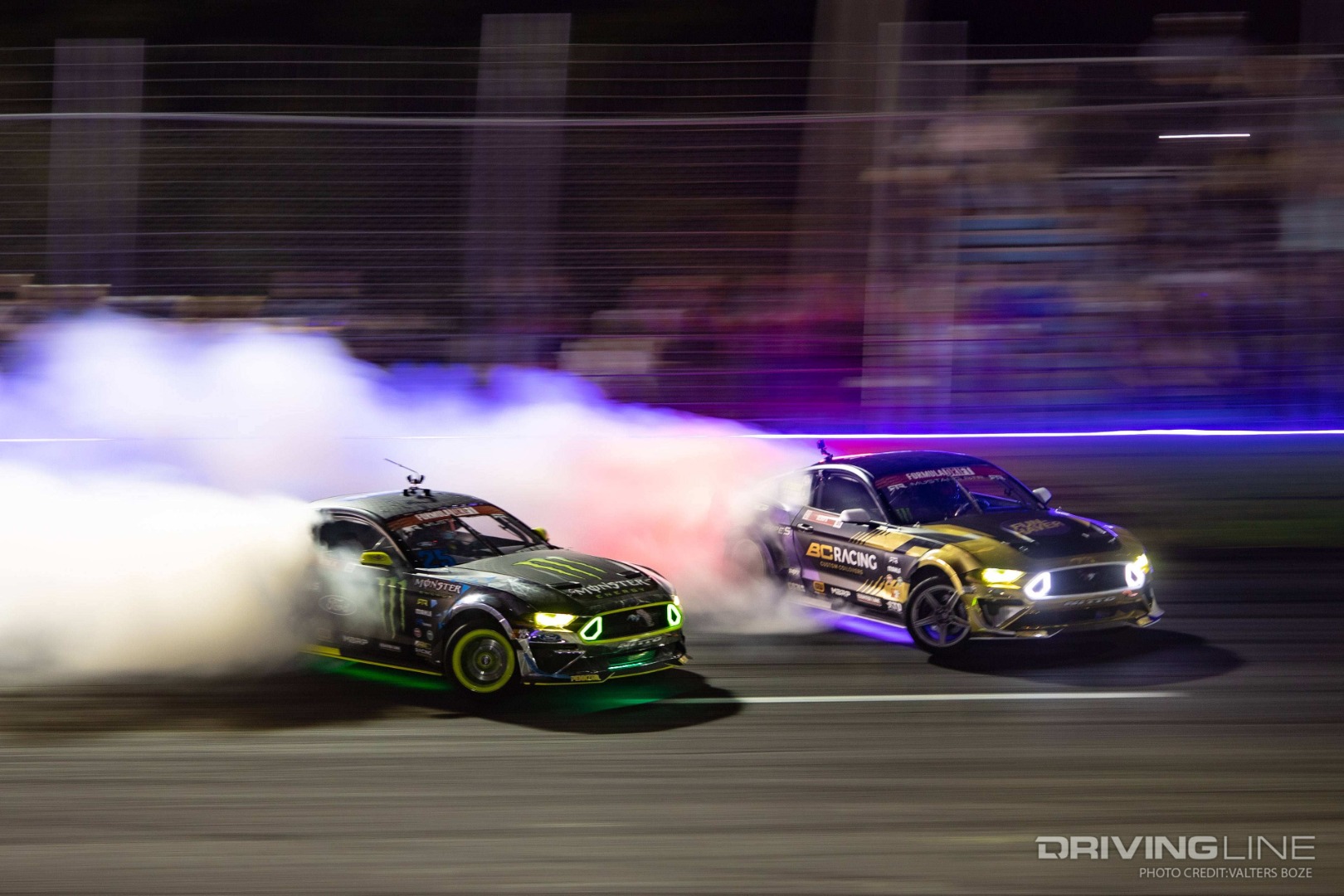 Vaughn Gittin Jr. chasing Chelsea DeNofa at FDORL 2021