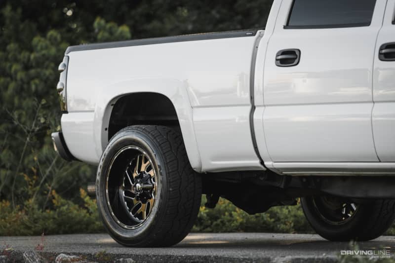 Nitto NT420V tire review on diesel Silverado