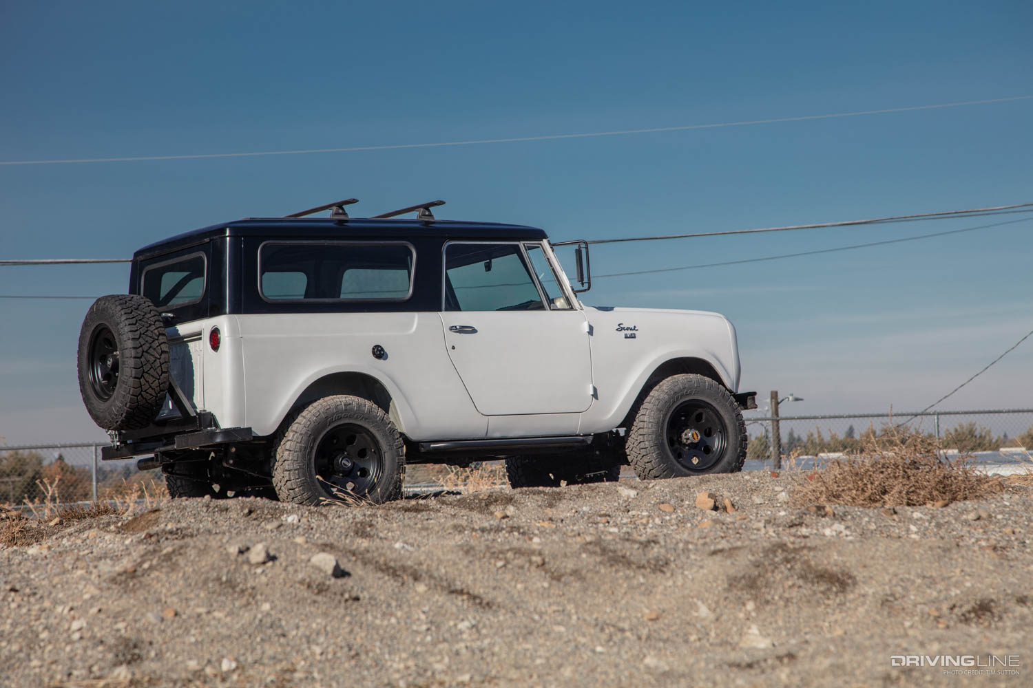 Restomod LS-Swapped Scout 4x4 Custom on nitto Ridge Grappler Tires by Hazzard Fabworx