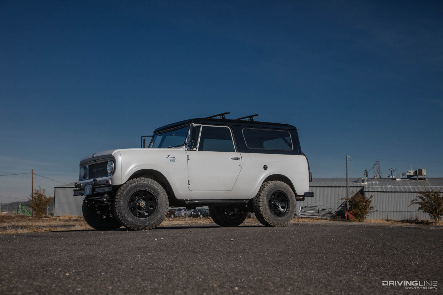 Custom Restomod International Scout on Nitto Ridge Grappler Tires