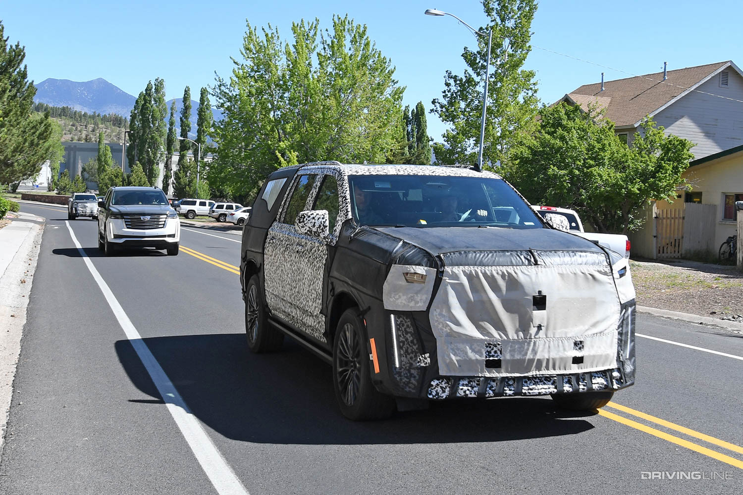 Spy Photos: New Cadillac Escalade-V front end detail