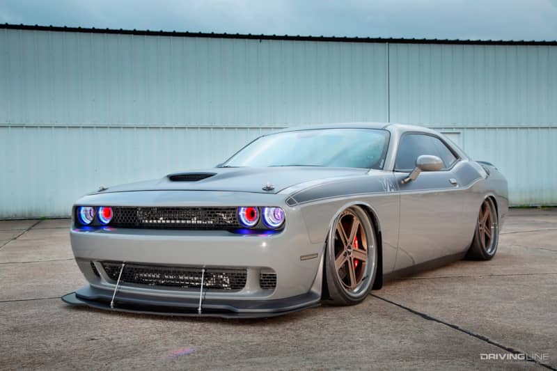 Front of Andrew Lowe's '18 Dodge Challenger T/A