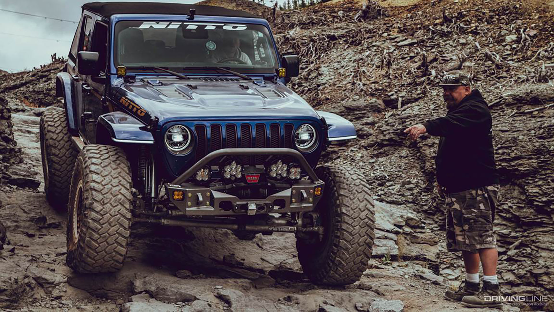 Jeep Wrangler on Trail