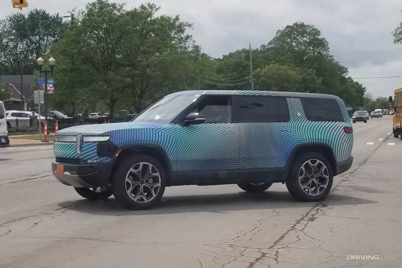 Rivian R1S Spy Photos