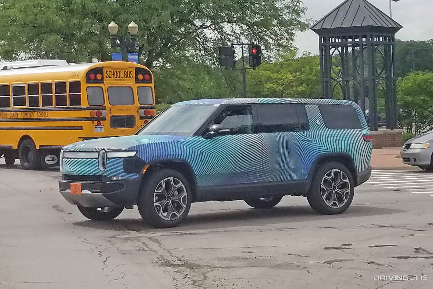 Rivian R1S Testing on Road