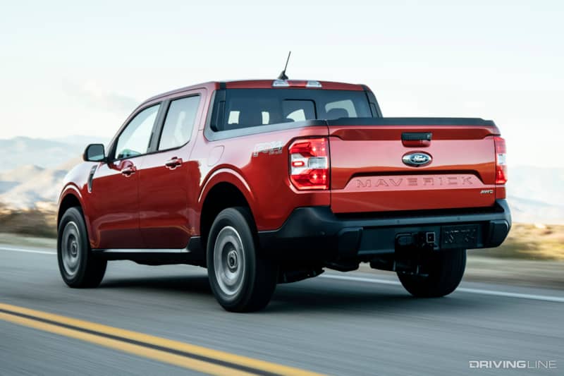2022 Ford Maverick Rear View