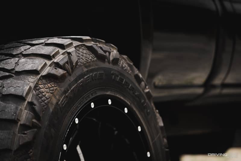 Nitto Mud Grappler sidewall design