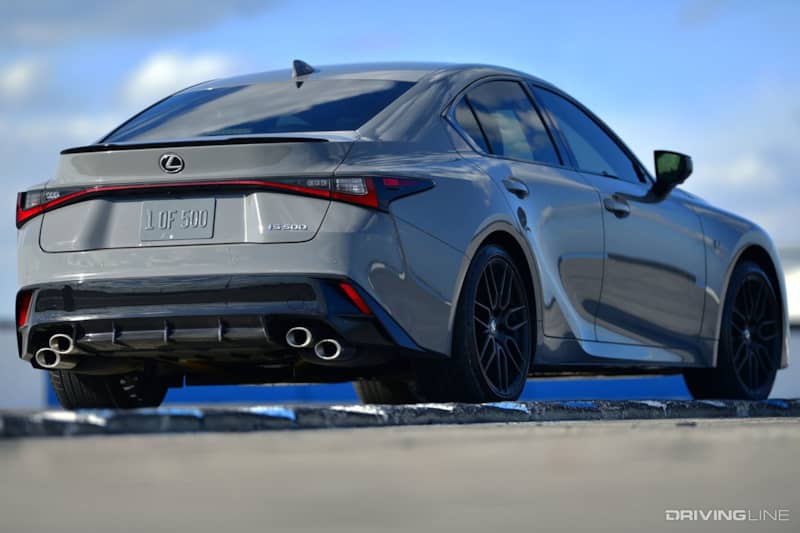 Lexus IS500 F Sport Rear View